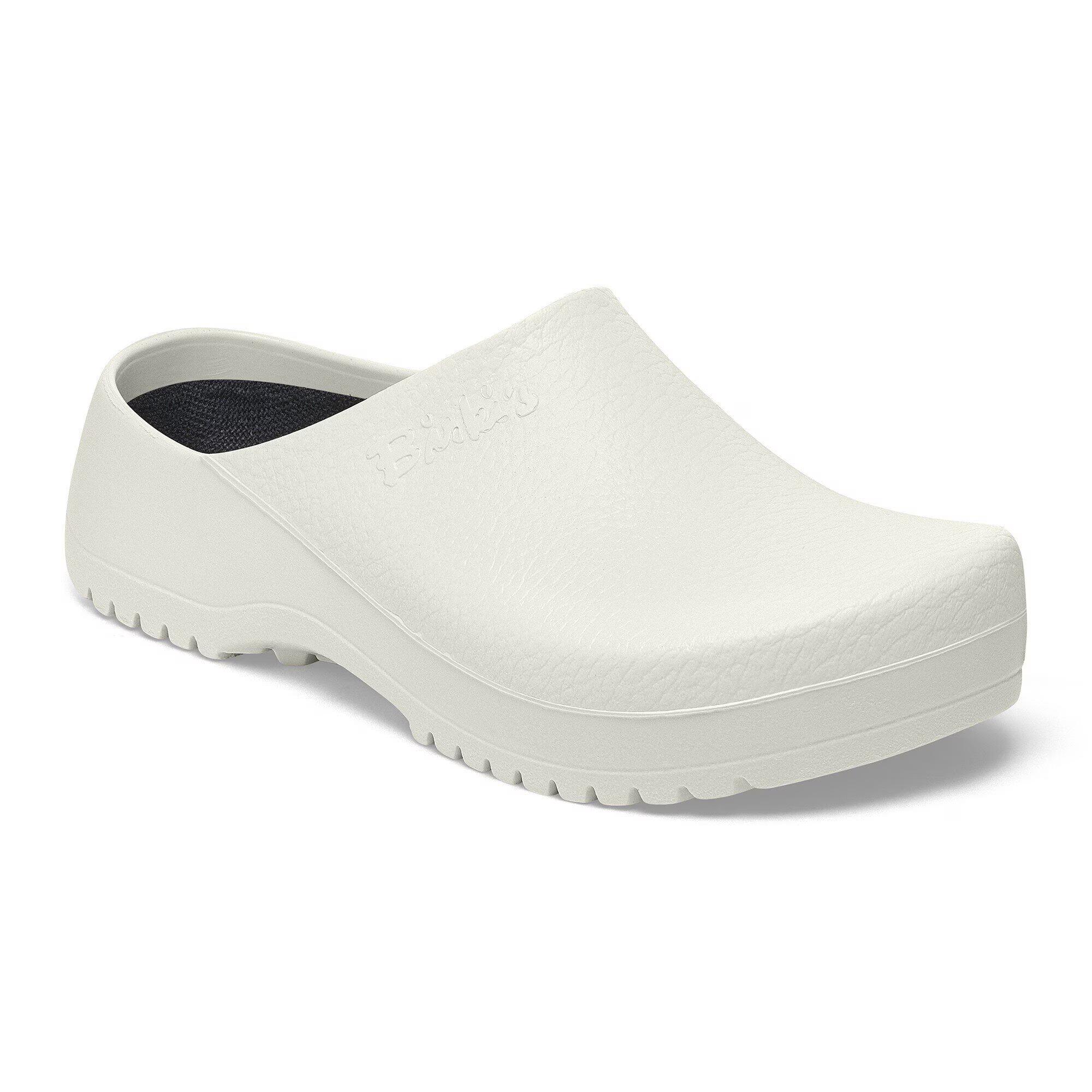 【BIRKENSTOCK】A630 Regular Clog White Birkenstock A630 Mens Shearling Lined Professional Clog Shoe