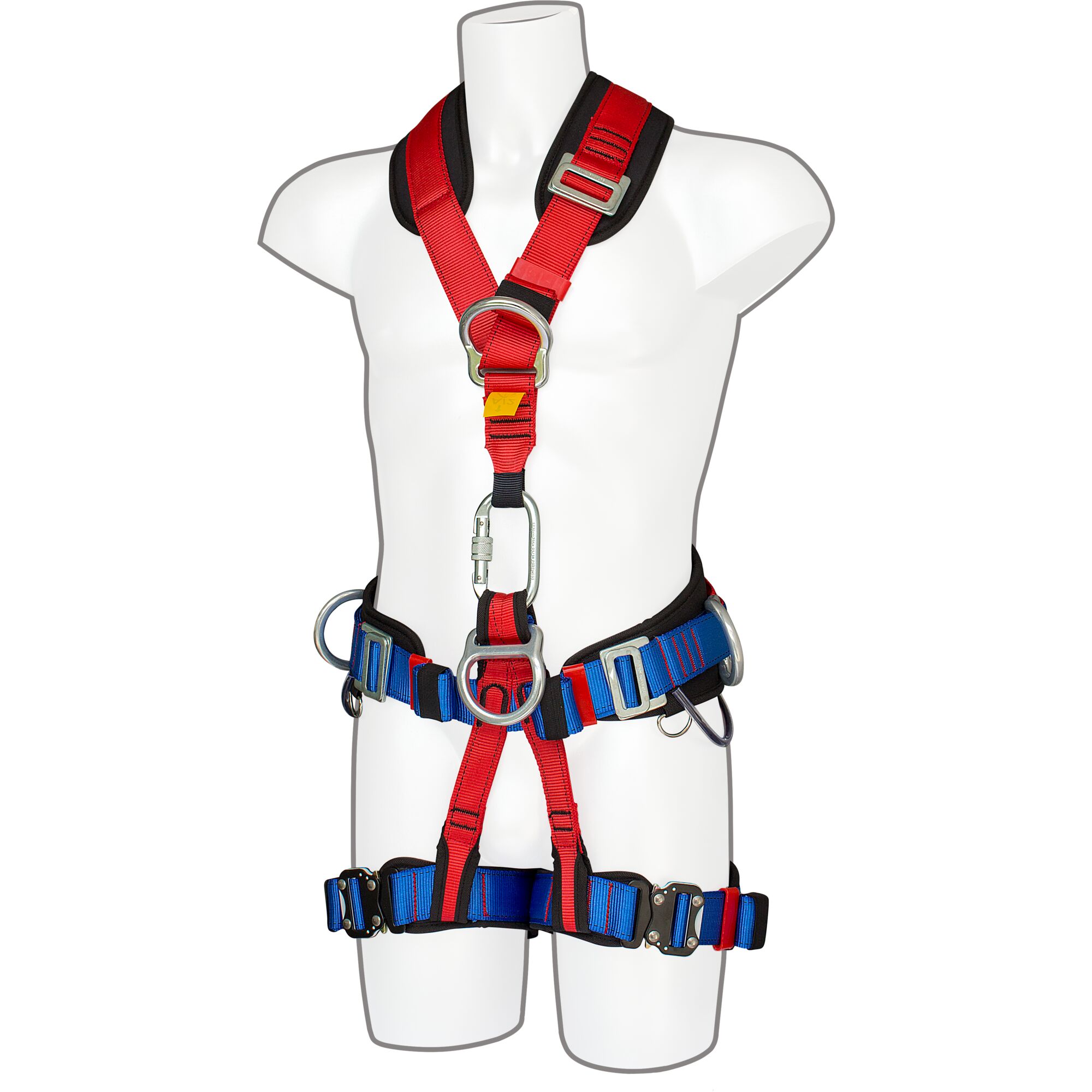 Portwest 4 Point Comfort Plus Harness, Red