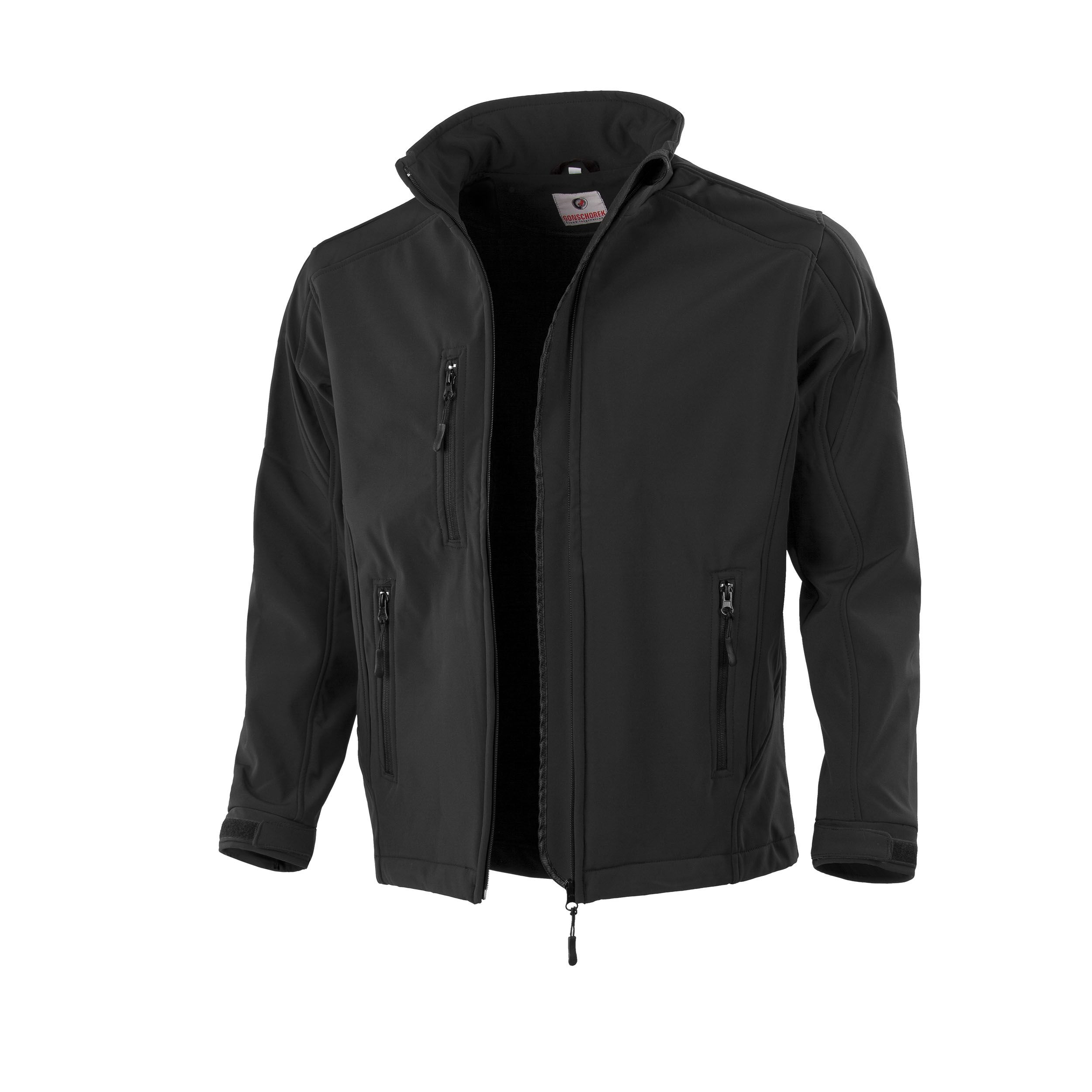 ジャケット・アウター Anytee Super Black Shrink MA-1_Black Rib Buy Qualitex Softshell Jacket Black - NM-66001-3600 - Droppe